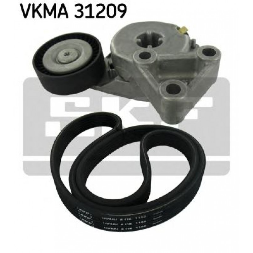 VKMA 31209 SKF Комплект доріжкового ремня (ролик, ремінь)